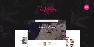 Themenum – Creative PSD Template for Wedding, Events, Wedding Planner and Couple