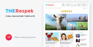 TheRespek - Viral Magazine PSD Template