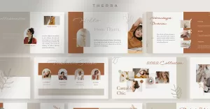 Therra - Elegant Fashion Brand Presentation PPT
