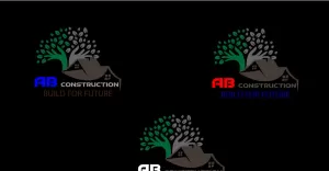This logo is for a real estate and construction company