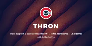 Thron - Creative One Page Template