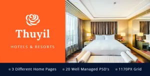 Thuyil - Hotel and Resort PSD web template
