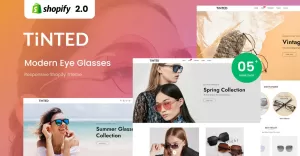 Tinted - Modern Eye Glasses Responsive Shopify Theme