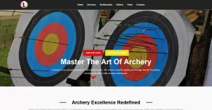 TishArcheryHTML - Archery HTML Template - TemplateMonster