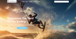 TishKitesurfingHTML - Kite Surfing HTML Template