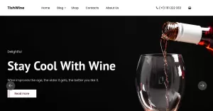 TishWine - Wine Store WordPress Theme - TemplateMonster