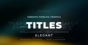 Titles Elegant Cinematic 2 - Premiere Pro Template
