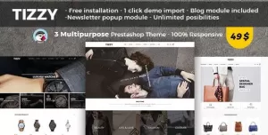 Tizzy - Multipurpose Responsive Prestashop 1.7 Theme  Fashion  Watch  Bag