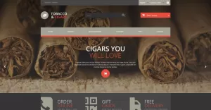 Tobacco and Cigars PrestaShop Theme