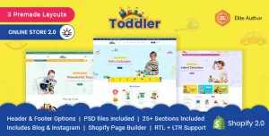 Toddler - Kids Clothing & Toys Shopify Theme