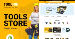 ToolMin - Power Equipment Tools Store Shopify Theme