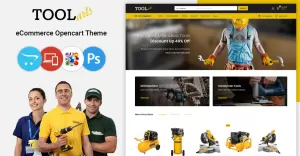 Tools Arts - Power Tools Store OpenCart Template