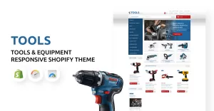 Tools & Equipment Store Responsive Shopify Theme
