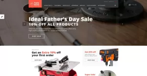 Tools Store - Building Tools & Handyman Supplies OpenCart Template