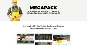 Tools Store Templates Bundle Shopify Theme - TemplateMonster