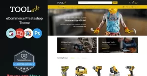 ToolsArts - Power Tools Store PrestaShop Theme