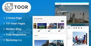 Toor - Travel Booking HTML5 Template