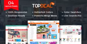 TopDeal - Multipurpose Shopify Theme with Sectioned Drag & Drop Builder