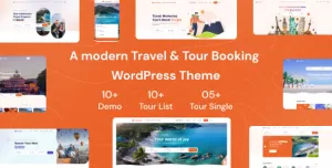 Tourio - Travel & Tour Booking WordPress Theme