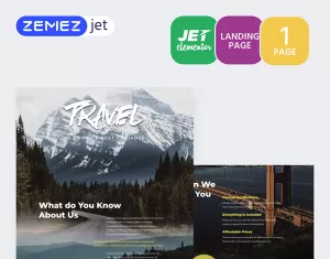 Tournet - Travel Agency - Jet Elementor Kit - TemplateMonster