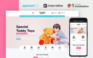 Toybox Clothing & Toys Store Opencart Theme
