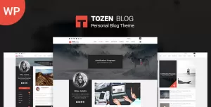 Tozen – Personal WordPress Blog Theme
