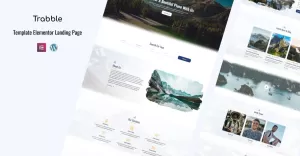 Trabble - Tour and Travels Elementor Landing Page