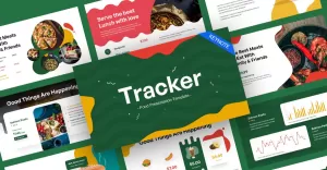 Tracker Culinary Food Keynote Template - TemplateMonster