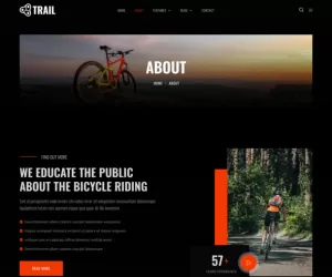 Trail – Bike Shop & Bicycle Repair Elementor Template Kit