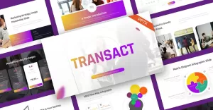 Transact Marketing PowerPoint Template - TemplateMonster