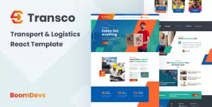 Transco - Transport and Logistic React Template