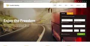 Transfer Booking - Airport Shuttle Services Website Template