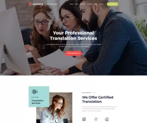 Translang -  Language Courses & Translation Services Elementor Template Kit