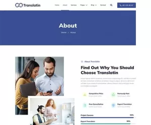 Translatin – Translation Services & Interpreting Agency Elementor Template Kit