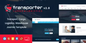 Transporter –   Transport, Logistics, Cargo Joomla Template