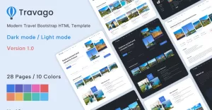 Travago - Modern Travel Bootstrap HTML Template