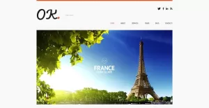 Travel Agency WordPress Responsive Theme - TemplateMonster