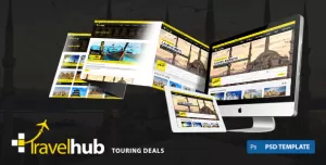 Travel Hub - Touring Packages - PSD Template