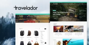 Travelador - Blog Tourism & WooCommerce Shop Theme