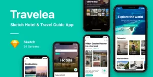 Travelea - Sketch Hotel & Travel Guide App