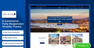 Travelo - Travel, Tours, and Tourism Agency Shopify 2.0 template