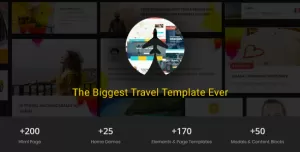 Travelz - Travel, Tour Booking ,  Hotel , Mega  HTML5 Template