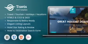 Travis Travel Listing HTML5 Template