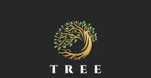 Tree Logo Circle Tree Logo