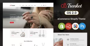 Trenket - Jewelry and Fashion Accessories Store Shopify Theme