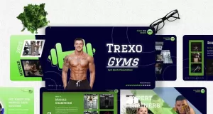 Trexo - Gym Sport Keynote Templates