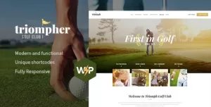Triompher  Golf Course & Sports Club WordPress Theme