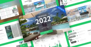 Triposa Travel Minimalist Keynote Template - TemplateMonster