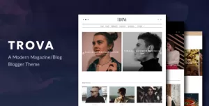 Trova - Modern Blog/Magazine Blogger Theme