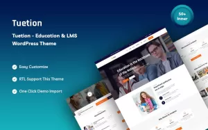 Tuetion - Education and LMS WordPress Theme - TemplateMonster